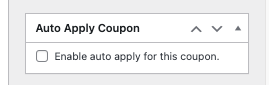 Enable Advanced Coupons' auto-apply feature for convenience